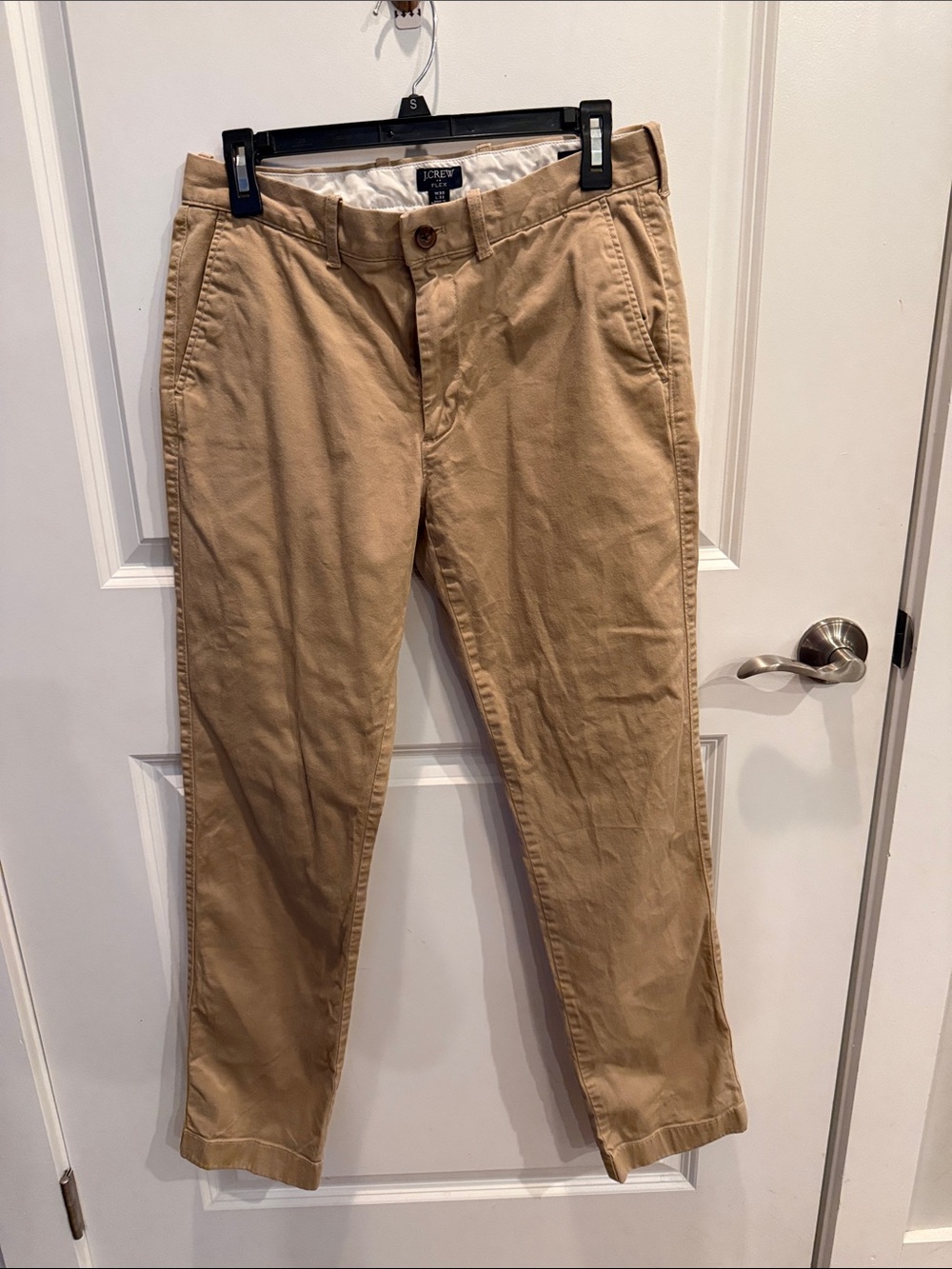 J. Crew Men's Khaki Straight Chinos